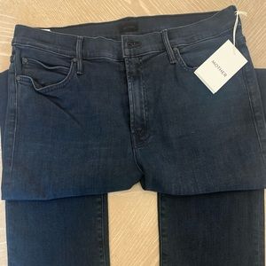 Mother Black Ankle Jeans